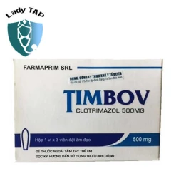 Timbov - Thuốc đặt điều trị viêm nhiễm phụ khoa hiệu quả