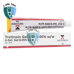 Tretinoin Gel USP 0.05% Menarini - Làm giảm mụn trứng cá