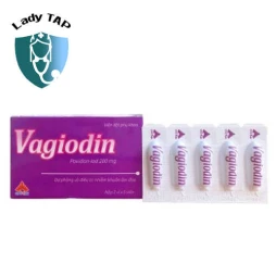Vagiodin - Viên đặt điều trị viêm phụ khoa hiệu quả