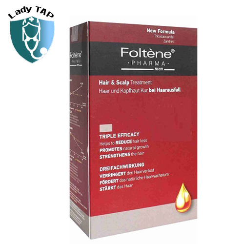 Tinh chất Foltene Pharma Men - Giảm rụng và kích thích tóc mọc tự nhiên