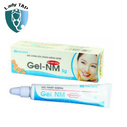 Gel-NM 7.5g Halaco - Làm thơm miệng, sạch miệng và họng, bảo vệ răng miệng 